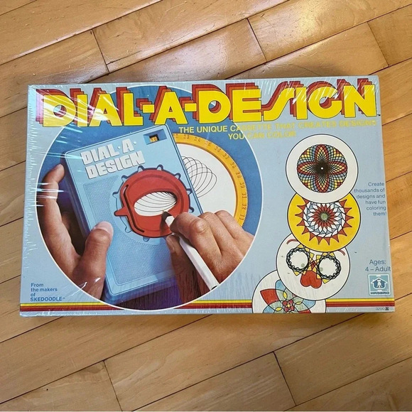 Vintage 1979 Hasbro DIAL-A-DESIGN Creative Art Cassette Color Drawing New Sealed - Picture 1 of 7